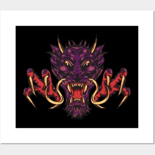 Angry Dragon Posters and Art